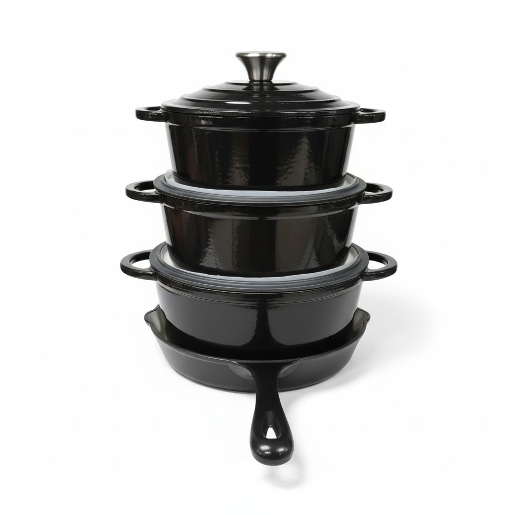 Ceramic Pot Set with Lid