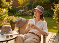 Mosaic Patterned Cotton Bucket Hat & Caps – Stylish Summer Sun Hat & Caps for Women & Men