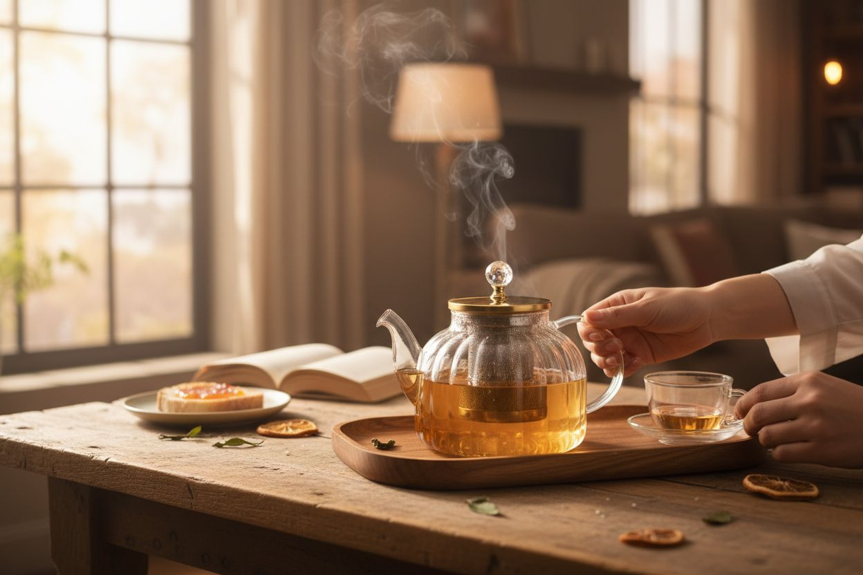 Glass Tea Pot with Infuser