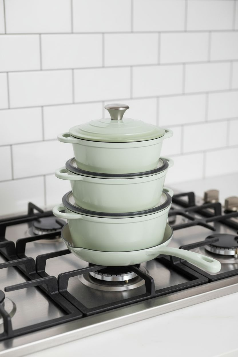 Ceramic Pot Set with Lid